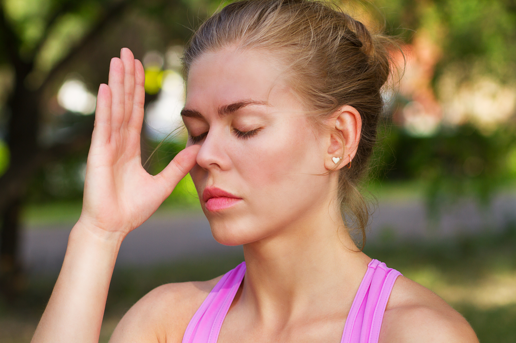 Evening wind-down breathing environment